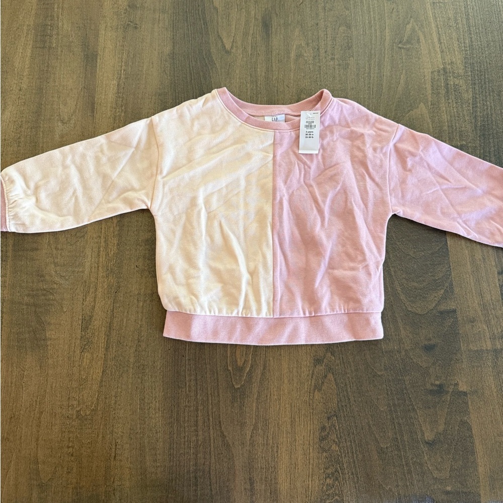 Baby Gap sweater pink two tones Size 3T (G3)